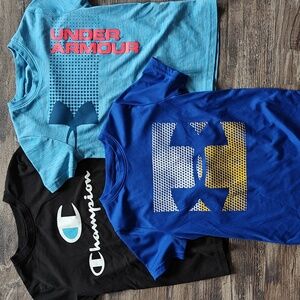Bundle - Boys Under Armour Shirts